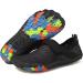 CIOR Kids Water Shoes - Aqua Athletic Sport Shoes for Boys & Girls (Big Kid 8-12 Years) - Size 6.5 - Black - Buy Online on SooperMarket.com