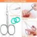 Cuticle Scissors Curved Multipurpose Little Beauty Nail Scissors Manicure Pedicure Eyebrows Eyelash Nose Beard Mustache Hair Trimming Grooming Shears for Men Women (Silver 4.5 Inch) 4.5 Inch Silver - Buy Online on SooperMarket.com