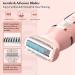 EESKA 2-in-1 Electric Razor for Women - Wet and Dry Hair Removal - Portable Bikini Trimmer - IPX7 Waterproof - Face, Legs, Underarm - Type C USB Recharge - Pink - Buy Online on SooperMarket.com