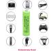 Buy Ni-Mh AA 600mAh 1.2V Rechargeable Batteries for Outdoor Solar Lights - 4 Pack - Buy Online on SooperMarket.com