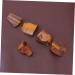 KOMBIUDA Rock Mineral 5pcs Tigers Tigers Eye Stone Eye Gemstone African Decor Natural Tiger's Eye African Gemstone Rock As Shown Size 2 - Buy Online on SooperMarket.com