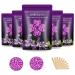 Wax Beads for Hair Removal  ANREACHO 17.5oz Waxing Beads At Home Hard Wax Beads Beans for hair removal Kit Brazilian Bikini Face Eyebrow Back Chest Legs waxing with 10pcs Spatulas 17.6oz Violet
