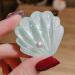 Green Shell Pearl Starfish Hair Clip Set - Acrylic Resin Alligator Clips for Women and Girls | Stylish Hair Accessories - Buy Online on SooperMarket.com