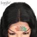 Joedir 30'' Long Wavy Synthetic Lace Front Wig with HD Transparent Lace - 130% Density (Black) - 30 Inch - Buy Online on SooperMarket.com