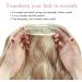 Secret Hair Extensions 12 Inch Bleach Blonde Invisible Wire Synthetic Hair Pieces for Women - Natural Wavy Hair Extension - Buy Online on SooperMarket.com