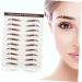 Baluue 30 Pcs Eyebrow Stickers Brown Eyebrow Sticker Makeup Stickers Brown Eyebrow Tattoos Eyebrows Soy Ink - Buy Online on SooperMarket.com