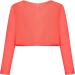 BONNY BILLY Girls Knitted Cotton Bolero Shrug Cardigan | Orange | 3-4 Years - Buy Online on SooperMarket.com