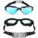 Bezetee UV Protection Swimming Goggles - Anti-Leak Adjustable Silicone Eyewear for Adults & Youth - Includes Case - Buy Online on SooperMarket.com