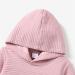 PatPat Toddler Hoodie - Solid Pink Textured Hooded Sweatshirt for 2-3 Years - Buy Online on SooperMarket.com