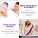 African Exfoliating Bath Sponge Set - Tight Weave Body Scrubber for Smooth Skin - 2 Pack (Purple) - Buy Online on SooperMarket.com