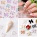 100 Pcs 3D Colorful Aurora Bow Nail Art Resin Rhinestone Charms - Nail Glitter & Accessories - Buy Online on SooperMarket.com