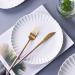 Serving Plates 8/10inch White Dinner Plates Ceramic Tableware Creative Western Steak Dishes Salad Bowl Kitchen Porcelain Serving Dishes for Appetizer Dinner and Desserts (Color : 10 inch Plate) - Buy Online on SooperMarket.com