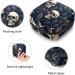 Skulls and Leaves Sanitary Napkin Storage Bag - Portable Period Pouch for Women and Teen Girls - Multi-colored - Buy Online on SooperMarket.com