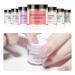 Roseflower Dipping Powder Nails Kit - 6 Colors Nude Dip Powder Starter Kit with Base & Top Coat | DIY Salon Manicure at Home | Blassing Gling Sling Laits Hainted for Perfect Nails - Buy Online on SooperMarket.com