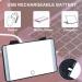 Rotating Lighted Makeup Mirror | LED Vanity Mirror for Car Visor | Dimmable Sunshade Mirror - Buy Online on SooperMarket.com