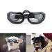 Dog Sunglasses Small Breed, UV Protection Small Dog Goggles, Wind Dust Proof Small Goggles with Adjustable Straps, Clear Clear Goggles