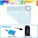 Creator Silicone Craft Mat 20x16 for Resin, Painting, Art - Non-Stick Silicone Sheet for Clay & Play Doh - Includes Cleaning Cup (Blue) - Buy Online on SooperMarket.com
