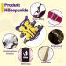 Multi-Purpose Dog Harness & Leash Set | Anti-Train Safety for Small & Medium Dogs (Yellow Size S) - Buy Online on SooperMarket.com