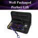 5.5 inch Purple Hair Cutting Scissors Set with Leather Case - Professional Barber Shears for Hairdressers and Home Use - Buy Online on SooperMarket.com