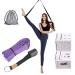 UBING Leg Stretcher, Door Flexibility Trainer, Over The Door Strech Strap for Flexibility, Splits Trainer for Dance Ballet Cheer Gymnastics Taekwondo Stretching Light Purple