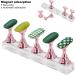 TYTOGE Nail Art Display Practice Stand Magnetic Nail Fingernail Tip Holder Manicure Set Tool for Home DIY Beginner Salon Supplies (Rose Pink) - Buy Online on SooperMarket.com