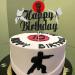 Arthsdite 1Pc Karate Cake Topper Taekwondo theme Kung Fu Sport Cake Topper Karate Happy Birthday Party Supplies Sparkling Party Decoration - Buy Online on SooperMarket.com
