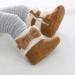 Yinuoday Winter Baby Girls Anti-Slip Snow Boots 3-6 Month Infant Dark Brown - Warm Prewalker Newborn Shoes - Buy Online on SooperMarket.com