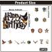 46-Piece Harry Magic Cake Topper Set | Birthday Decoration for Boys & Girls | Muffin Deco & Tortendeko for Magical Parties - Buy Online on SooperMarket.com