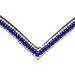 Shop Wodenhringriemen Horse Glitter Headband | Curved Leather Diamond Stirrup Straps for Warmblood Thoroughbred & Pony (COB Black/Blue) - International Shipping Available - Buy Online on SooperMarket.com