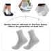Minkissy 2-St Sock Pedicure Kit | Pumice Stone & Moisturizing Booties for Spa Pedicure | Soft Cotton Foot Care for Men - Light Gray - Buy Online on SooperMarket.com