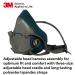 3M Rugged Comfort Half Facepiece Reusable Respirator 6502/49489 - Medium, with Cool Flow Valve for Welding, Sanding, Cleaning, Grinding, and Machine Operations - Buy Online on SooperMarket.com