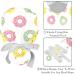 Tropical Floral Scrub Caps 2PCS - Bouffant Working Hats with Ponytail Holder for Women - Pattern 04 - Buy Online on SooperMarket.com