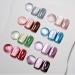 MIZHSE Holographic Glitter Cat Eye Gel Nail Polish Set 8 Colors Red Cat Eye Gel Nail Polish Kit Magnetic Nail Polish Sets with Magnet Soak Off Led Gel Nail Polish Nail Art Gel Manicure Salon DIY Gifts 308