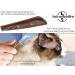 Premium Trimmeters Set for Dogs & Cats | 2-Part Fur Care Comb & Stainless Steel Undercoat Knife - Buy Online on SooperMarket.com