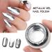 Metallic Painting Gel - Mirror Silver UV Painting Gel - 3D Metal Painting Gel Drawing Mirror Gel Nail Polish Glossy DIY Nail Art for Women Girls - Buy Online on SooperMarket.com