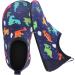 JIASUQI Kids Water Shoes - Quick Dry Aqua Socks for Beach & Pool - Navy Dinosaur Design - Size 10.5/11 UK Child - Buy Online on SooperMarket.com