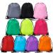 Flintronic cordelabin bag PE bag cord strain gym bag large capacity cord strain sports bag waterproof swimming bag cord strain backpack for sports beach travel gym-unisex 10 pieces