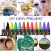 Lenski Chalk Markers Set - 12 Liquid Chalk Pens for Chalkboard, Glass, Kids - Washable & Dry Erase Chalkboard Markers for Labels, Signs, Menu - Buy Online on SooperMarket.com