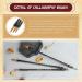 3 Pieces Traditional Chinese Calligraphy Brush Set for Beginner Watercolor Painting - Sumi Drawing Pens in 3 Sizes - Buy Online on SooperMarket.com