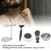 Men's Vintage Shaving Set | Practical Alloy Stand & Imitation Animal Hair Brush for Outdoor Use | International Shipping Available - Buy Online on SooperMarket.com