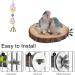 Bird Toys - 9 Piece Parrot Swing Set & Cage Accessories | Wooden Platforms for Budgies Finches & Nymphensittiche - Buy Online on SooperMarket.com