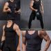 Buy SMATSTYLE Men's Sleeveless Compression Shirt - Breathable Quick Dry Baselayer Tank Top for Running & Fitness - Black - Buy Online on SooperMarket.com