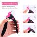Adjustable Acrylic Nail Clippers with Sizer for Manicures - Nail Trimmer and Cutter for DIY Nail Art in Black - Buy Online on SooperMarket.com