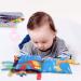 SOSPIRO Baby Cloth Book for Toddlers - Soft 3D Animal Tails Quiet Book | Safe Nontoxic Early Learning and Gifts for 0-3 Year Olds (Jungle) - Buy Online on SooperMarket.com