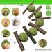 Camiter 15Pcs Rabbit Toys - Natural Timothy Grass Chew Toys for Small Animals | Dental Care Wooden Chain | International Shipping Available - Buy Online on SooperMarket.com