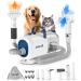oneisall Dog Grooming Vacuum Blow Dryer and Clippers Dog Grooming Kit for Shedding Drying Trimming Pet's Hair 8 Pet Grooming Tools for Thick Short Long Pet Hair 7 Levels of Blow Temperature 2.5l