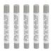 uxcell Furniture Repair Crayons 5Pcs - Wood Wax Filler Stick Furniture Markers Touch Up - for Scratches Holes Tables Desks Wooden Floors Cover Ups Silver Gray