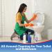 Amazon Brand 32oz Ring King Toilet Bowl Cleaner | Heavy Duty Stain Remover & 13" Mop Applicator for Toilets Tubs and Showers - International Shipping Available - Buy Online on SooperMarket.com