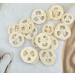 50Pcs Natural Loofah Slice Set for Cleaner Sponge Scrubber and DIY Soap Tools - Includes Exfoliating Pads and Storage Bag - Buy Online on SooperMarket.com