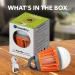 Boundery Bug Zapper Light Bulb - Fast Mosquito Elimination | USB Rechargeable IPX6 Waterproof LED Zapper | Portable with 4 Light Modes - Buy Online on SooperMarket.com